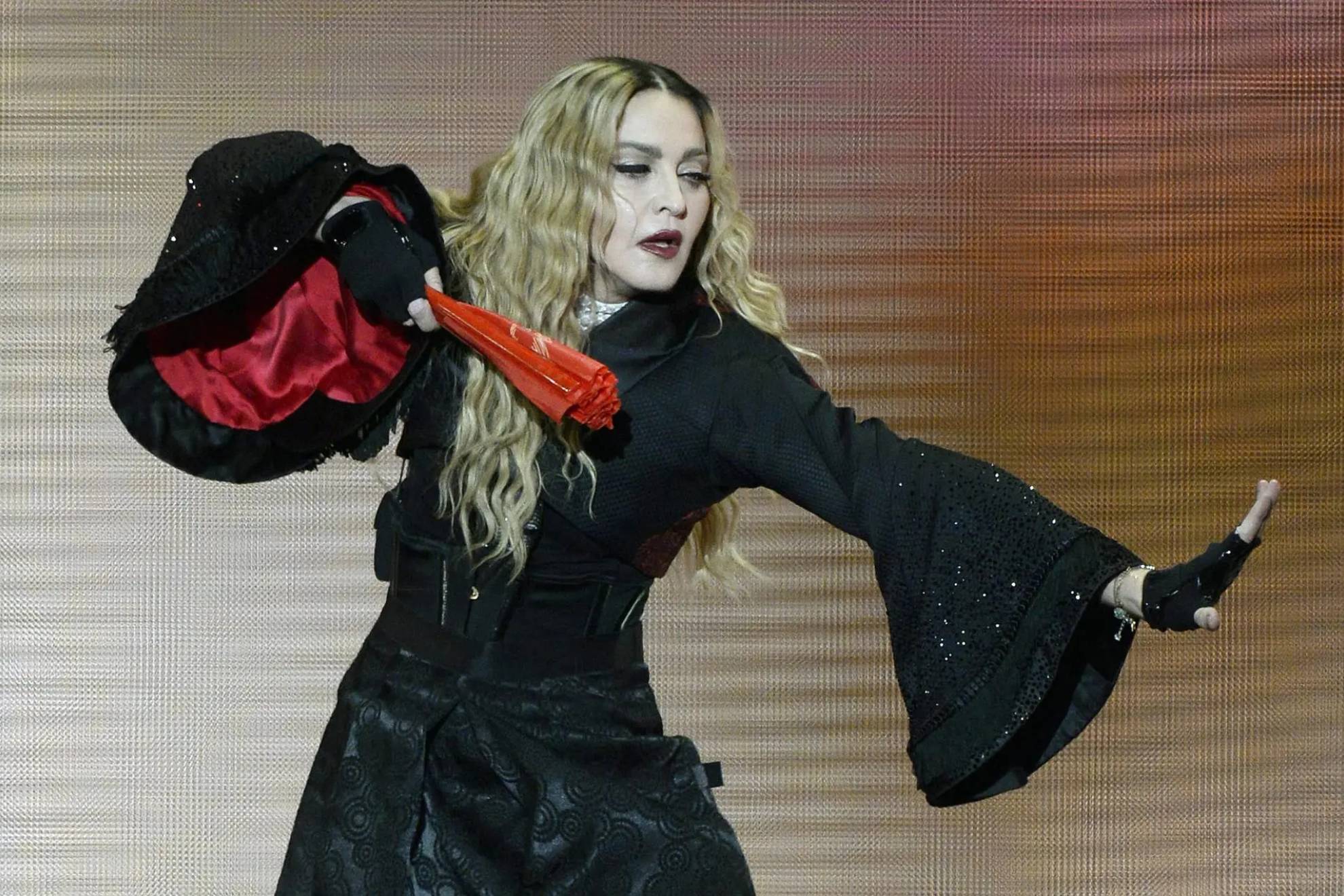 Madonna en una actuación.