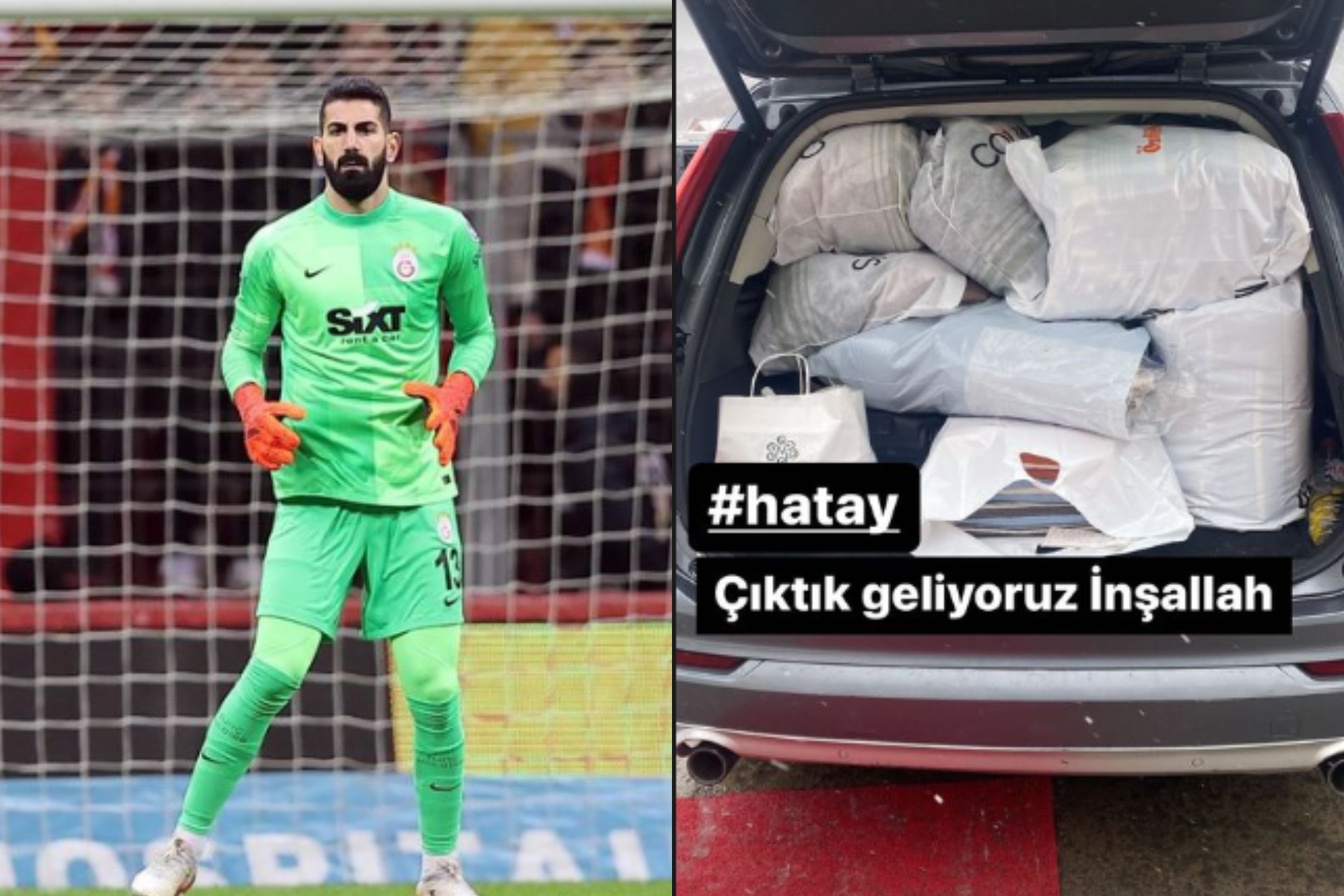 Ismail Cipe manda ayuda a su pueblo natal tras el sismo en Turquía. Instagram