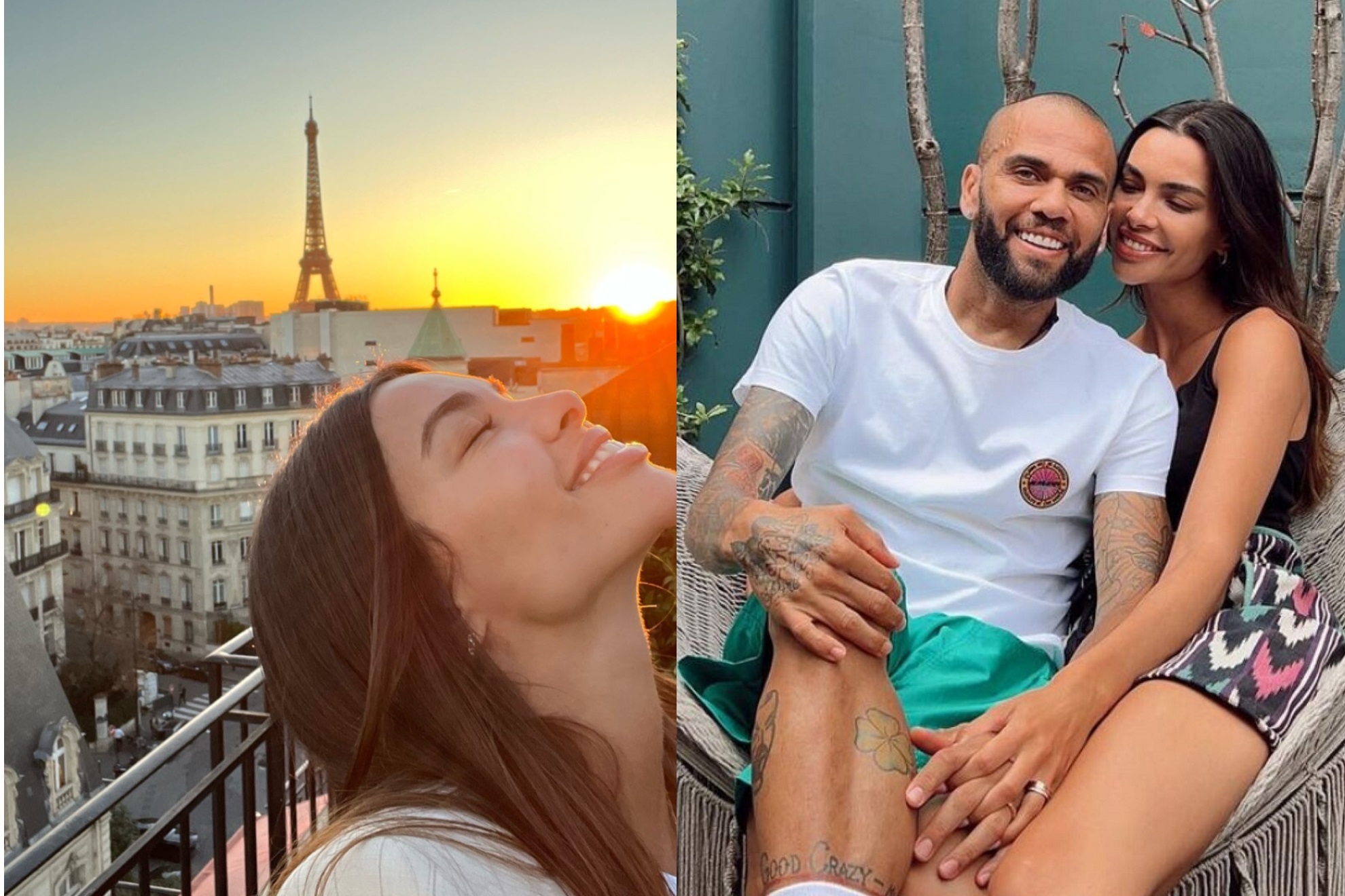 Joana Sanz se escapa a París tras borrar la única foto que conservaba con Dani Alves en Instagram