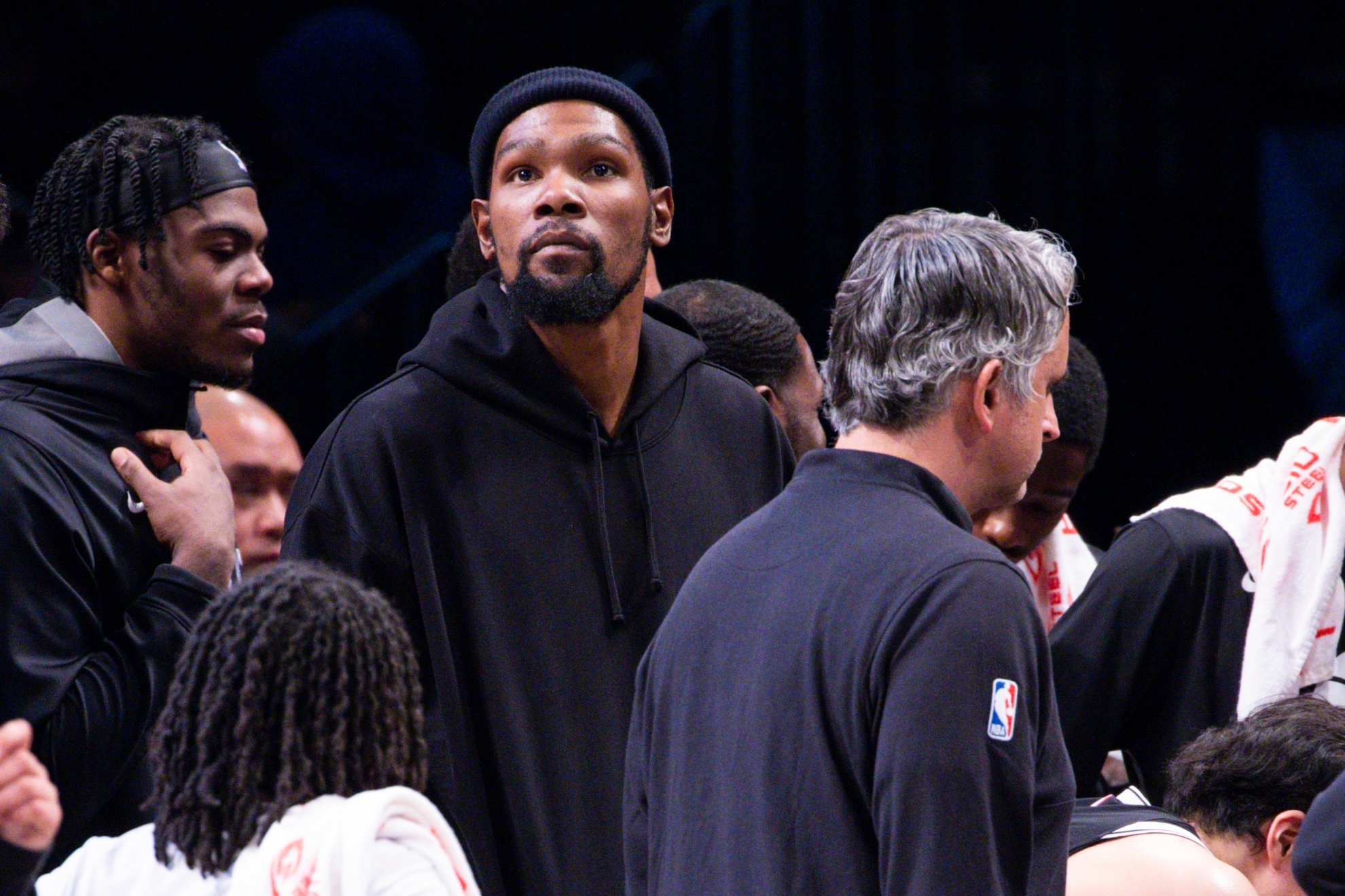 Kevin Durant at a Brooklyn Nets game.