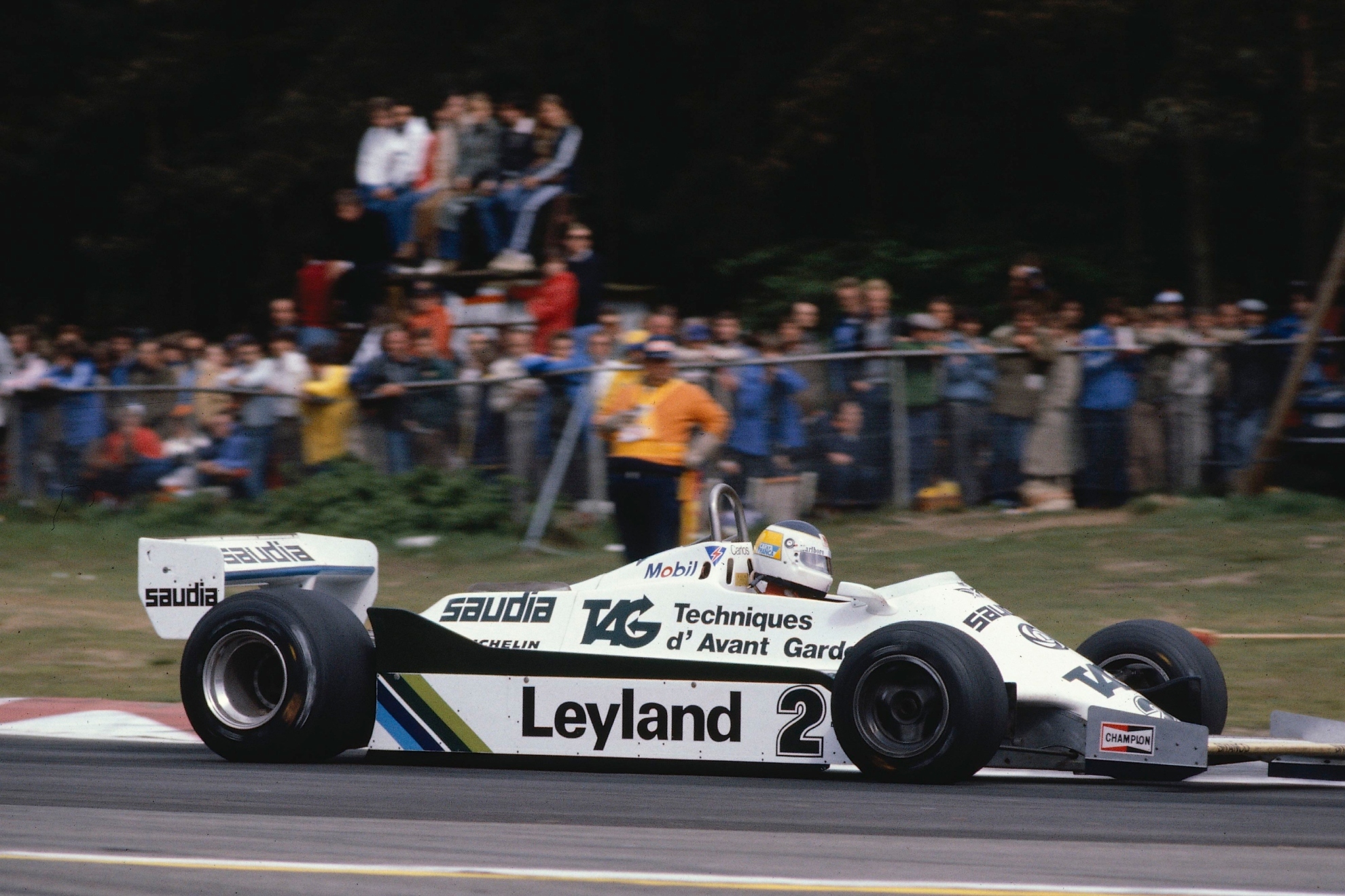 Lole Reutemann, con el Williams en 1981.