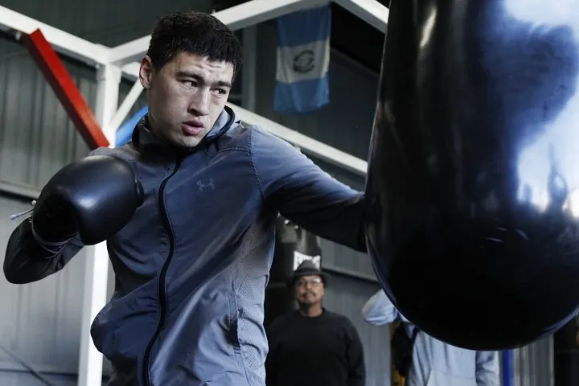 Dmitry Bivol is back at the gym in Russia