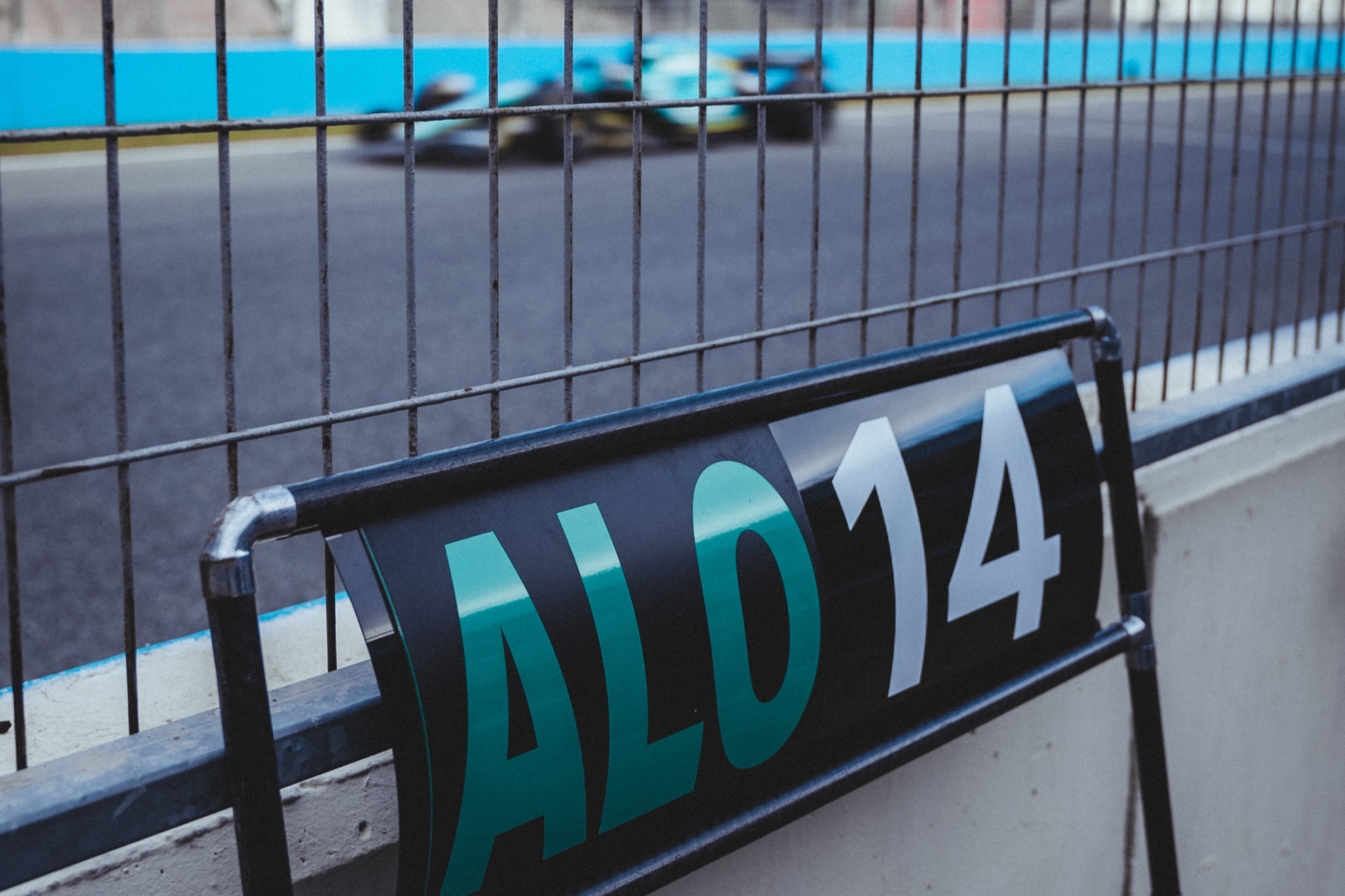 Fernando Alonso, rodando en Jerez.