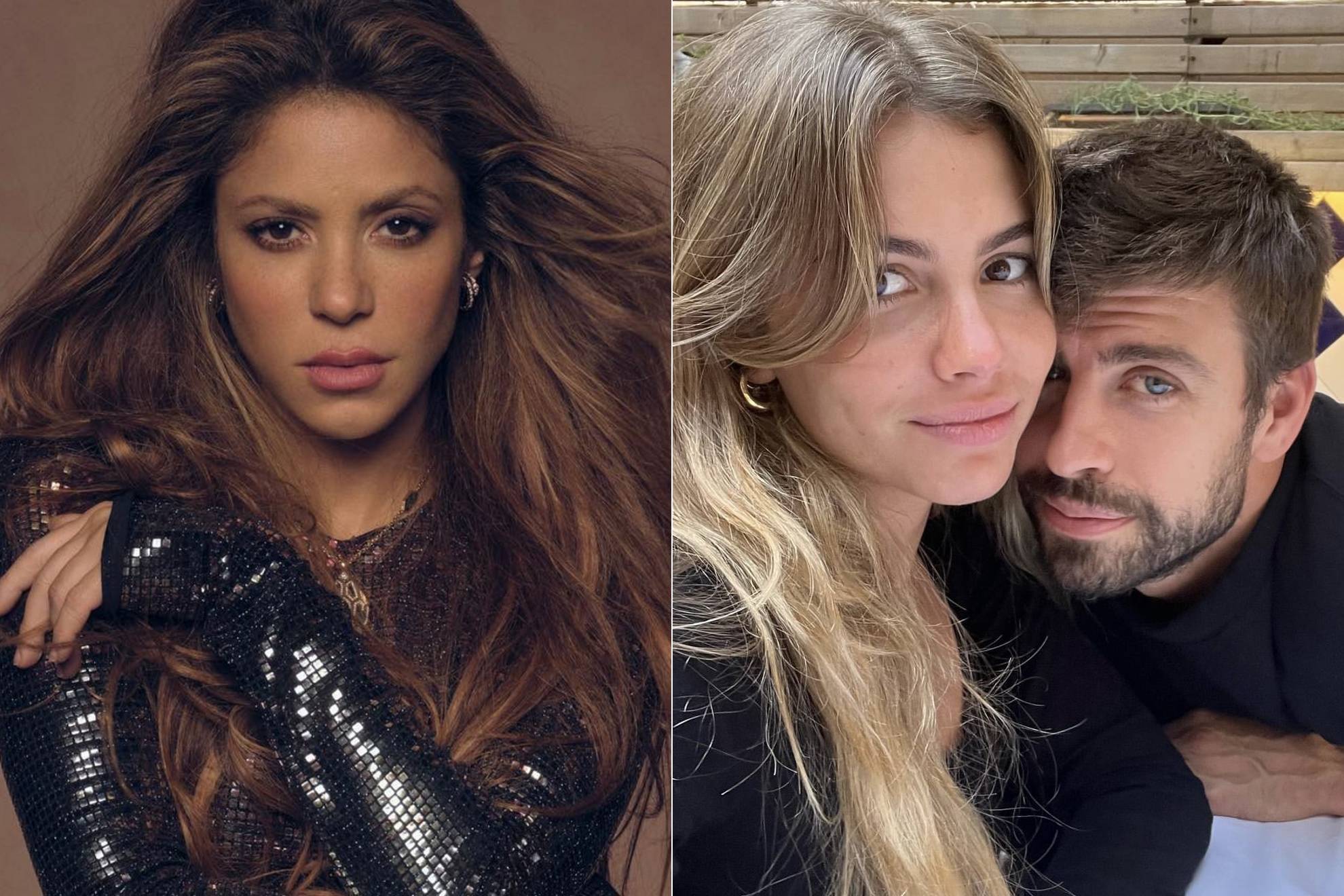 Shakira, Clara and Pique.