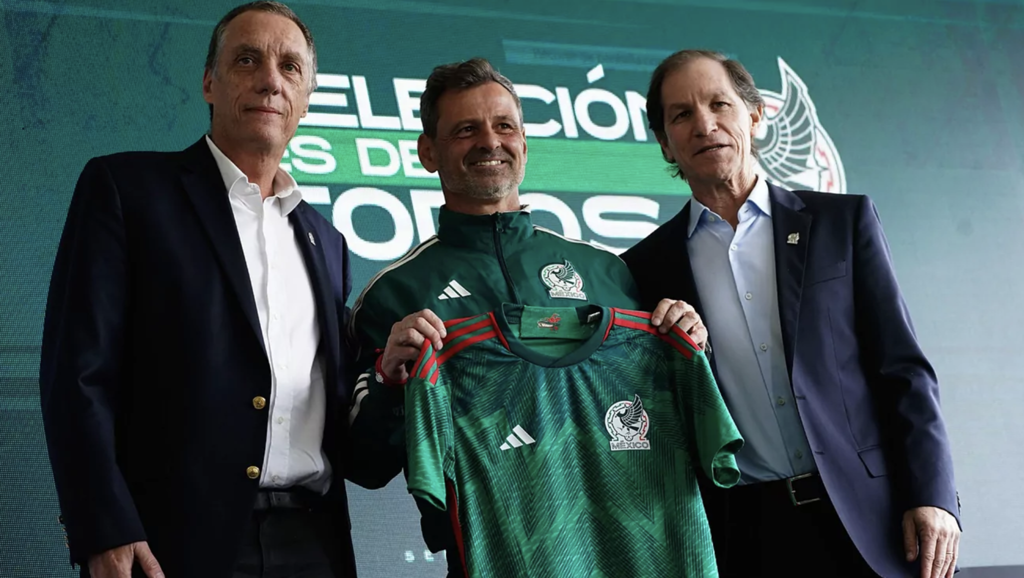 Diego Cocca being presented as new coach of El Tri