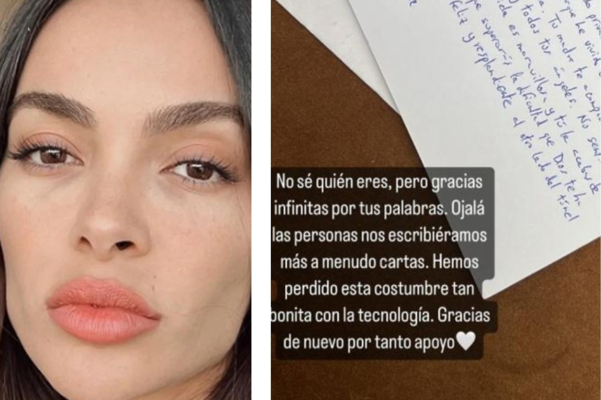 Joana Sanz, wife of Dani Alves, shares the handwritten letter she received: I don't know who you are, but thank you