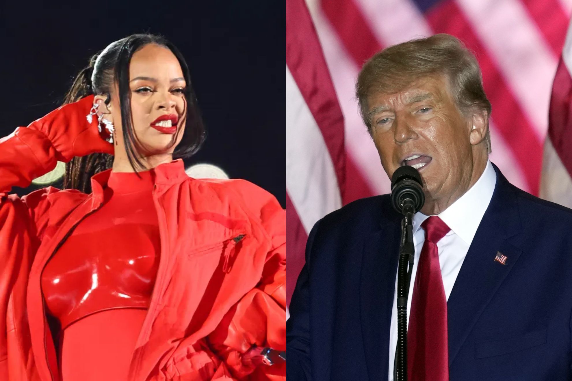 Donald Trump carga contra Rihanna tras su actuación en el descanso de la Super Bowl: 