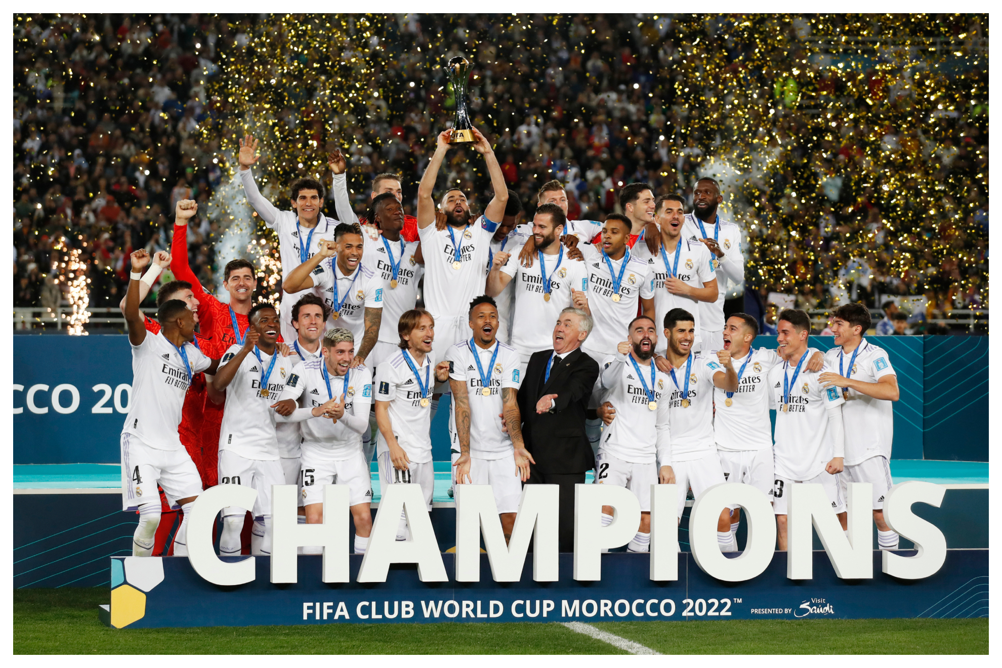 El Real Madrid, último campeón del reciente Mundial.