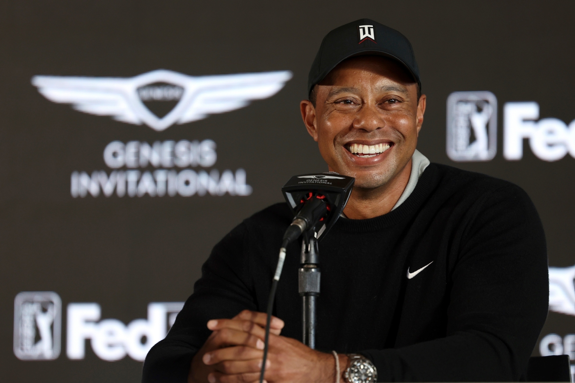 Tiger Woods compareci ante los medios este martes con motivo del torneo Genesis Open.