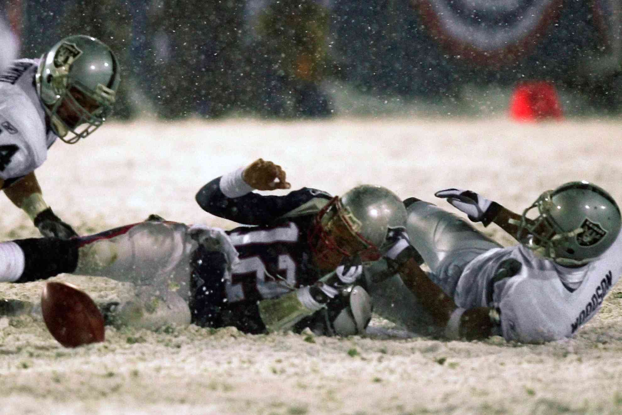 Tom Brady in the Tuck Rule Game vs. Raiders.