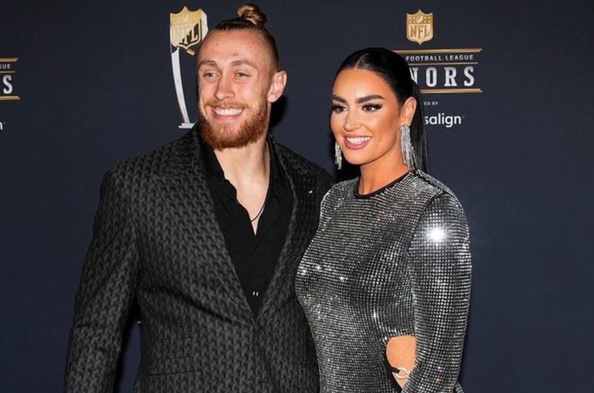 George Kittle, Niners tight end and his wife, Claire.