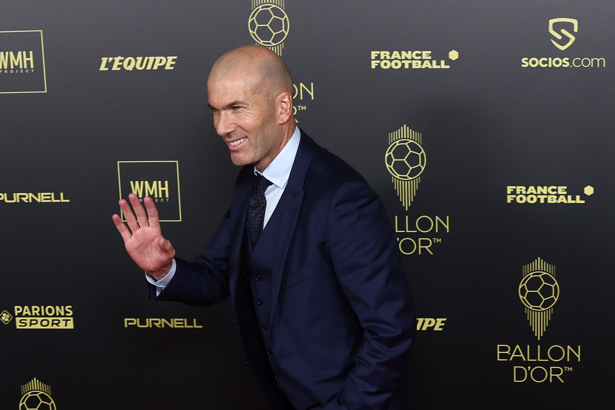 Zinedine Zidane, en la pasada gala el Balón de Oro.