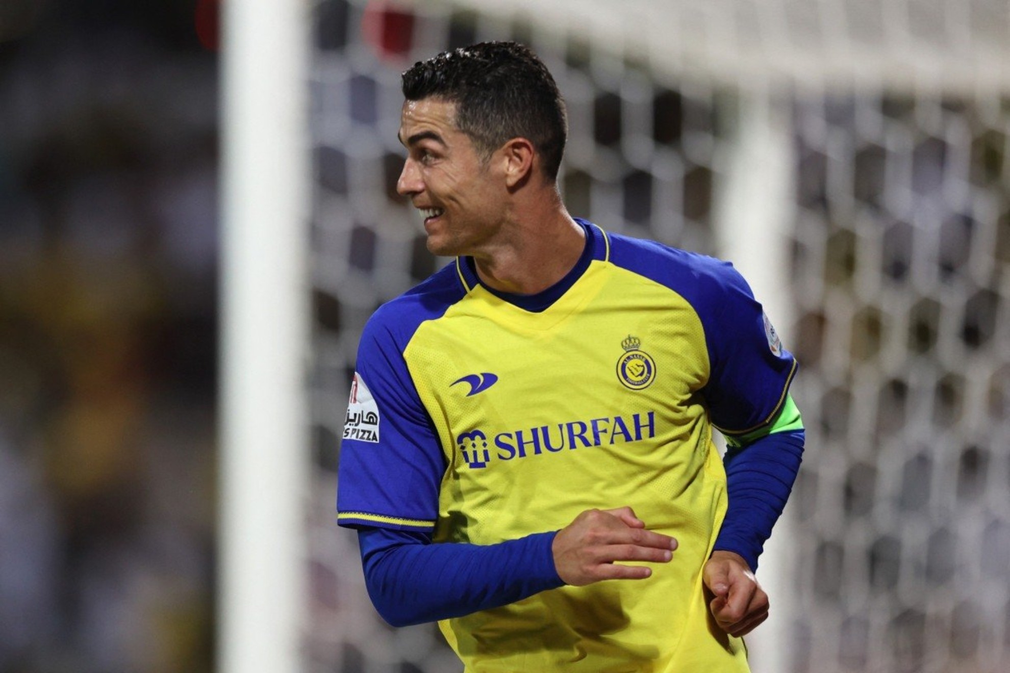 Cristiano Ronaldo durante un partido con Al Nassr