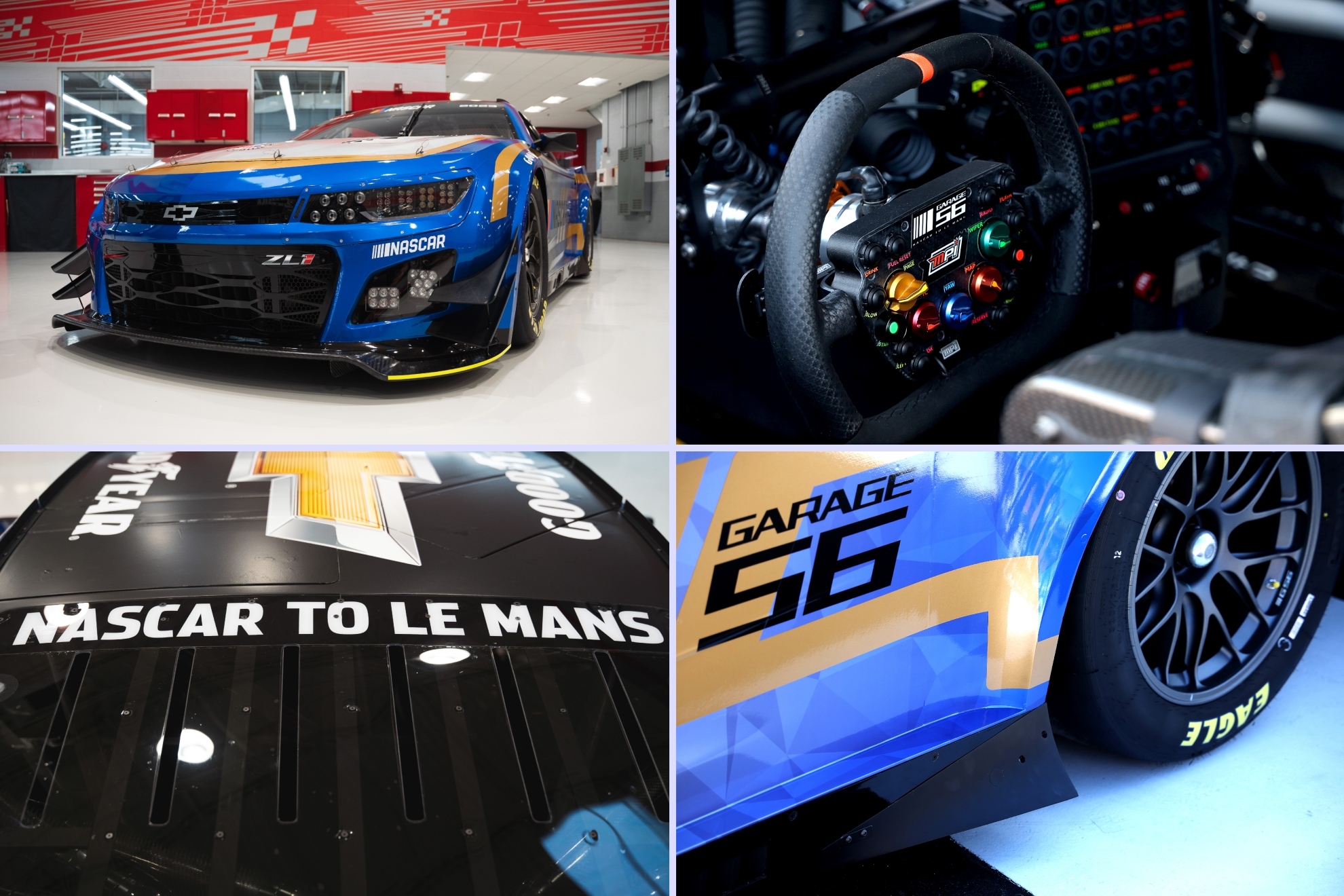El Chevrolet Camaro de la NASCAR competirá en la edicón del Centenario de las 24 Horas de Le Mans.