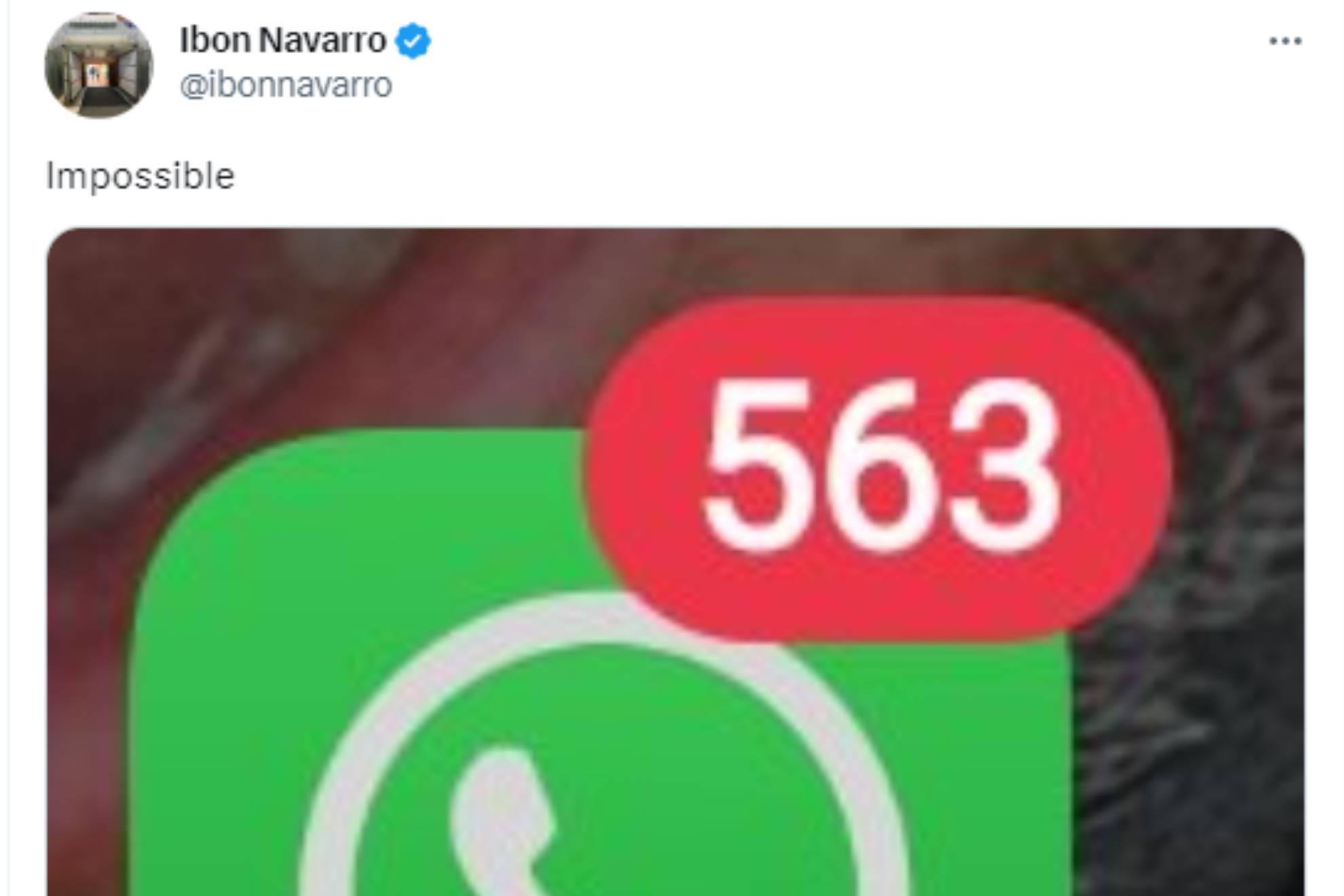 El móvil de Ibon Navarro casi revienta después de ganar la Copa