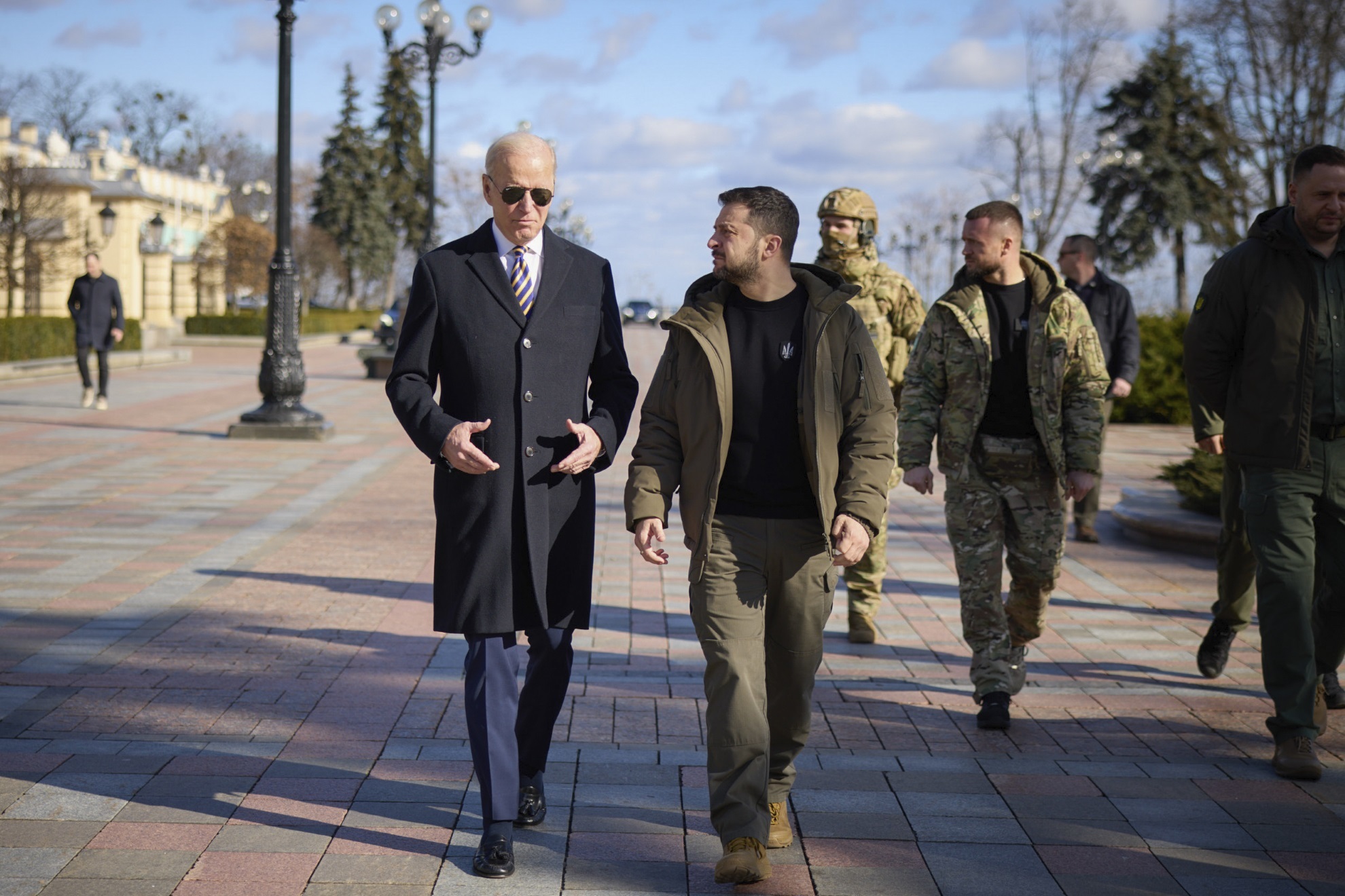 Russia Ukraine War US President Joe Biden Volodymyr Zelenskyy Kyiv