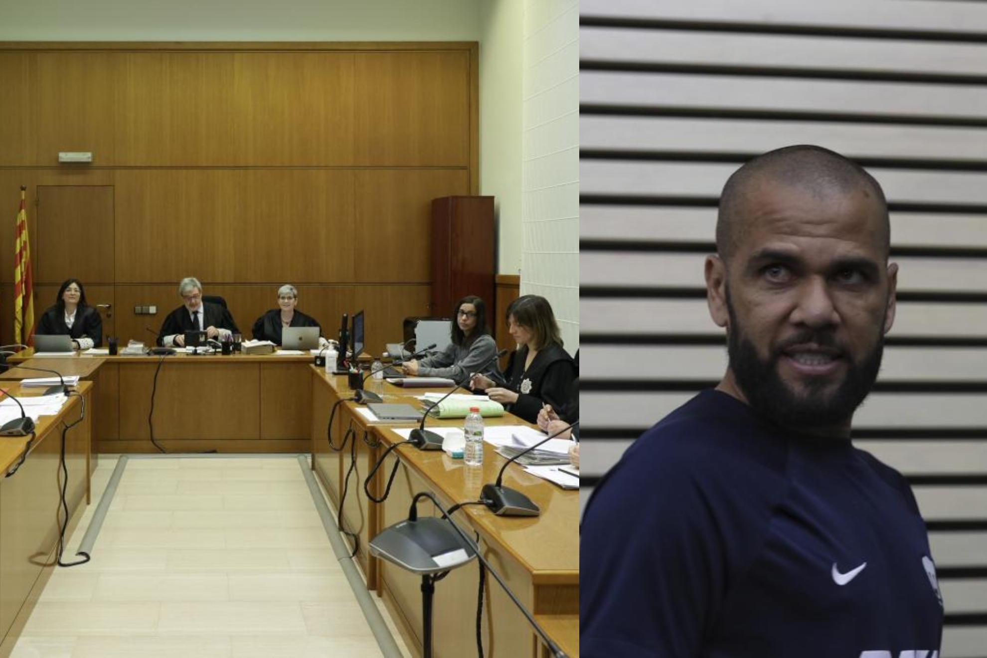La Audiencia mantiene a Dani Alves en prisión preventiva y sin fianza