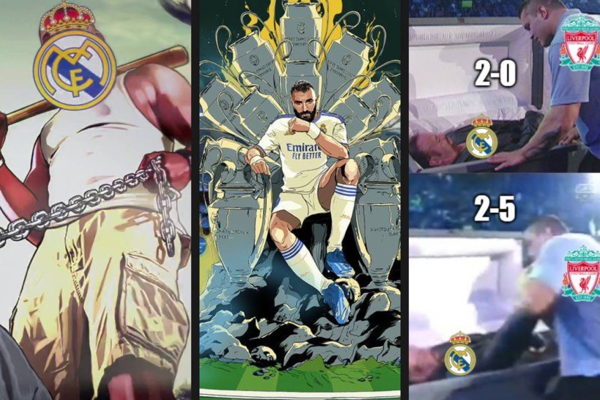 Los memes del Liverpool 2-5 Real Madrid: la visin ms satrica y humorstica del partido