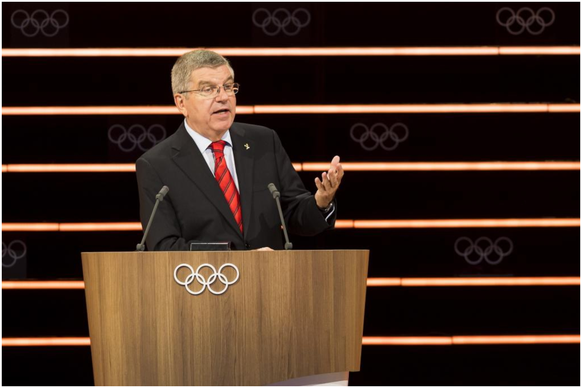 Thomas Bach, presidente el Comité Olímpico Internacional.