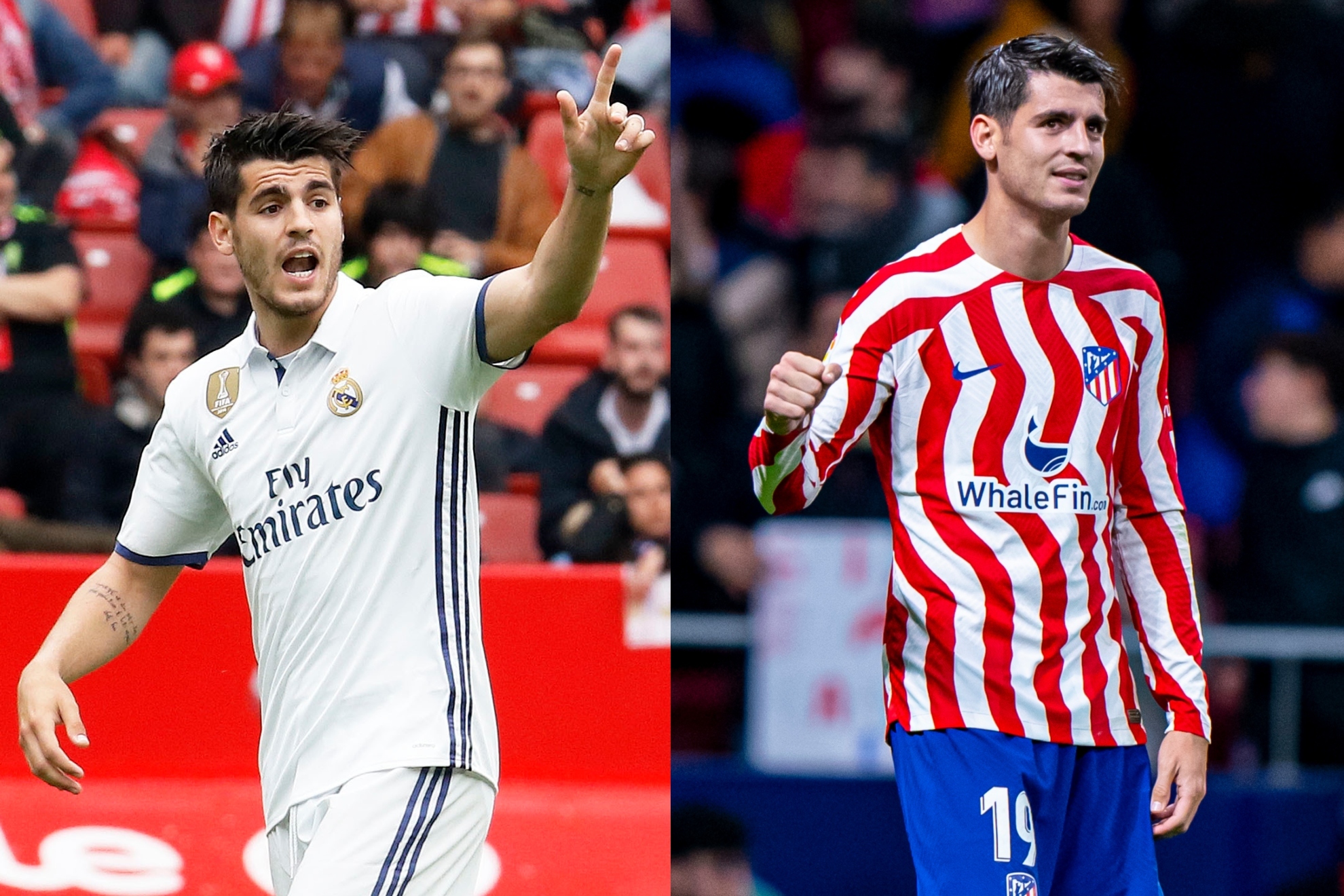Jugadores que han vestido la camiseta del Atlético y Real Madrid