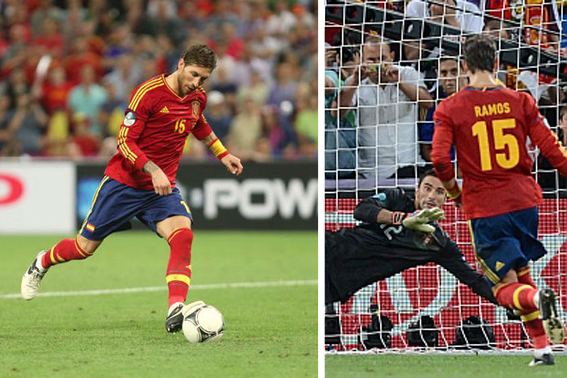 Historia de Espaa: el 'panenka' de Ramos en la tanda ante Portugal en la Euro 2012