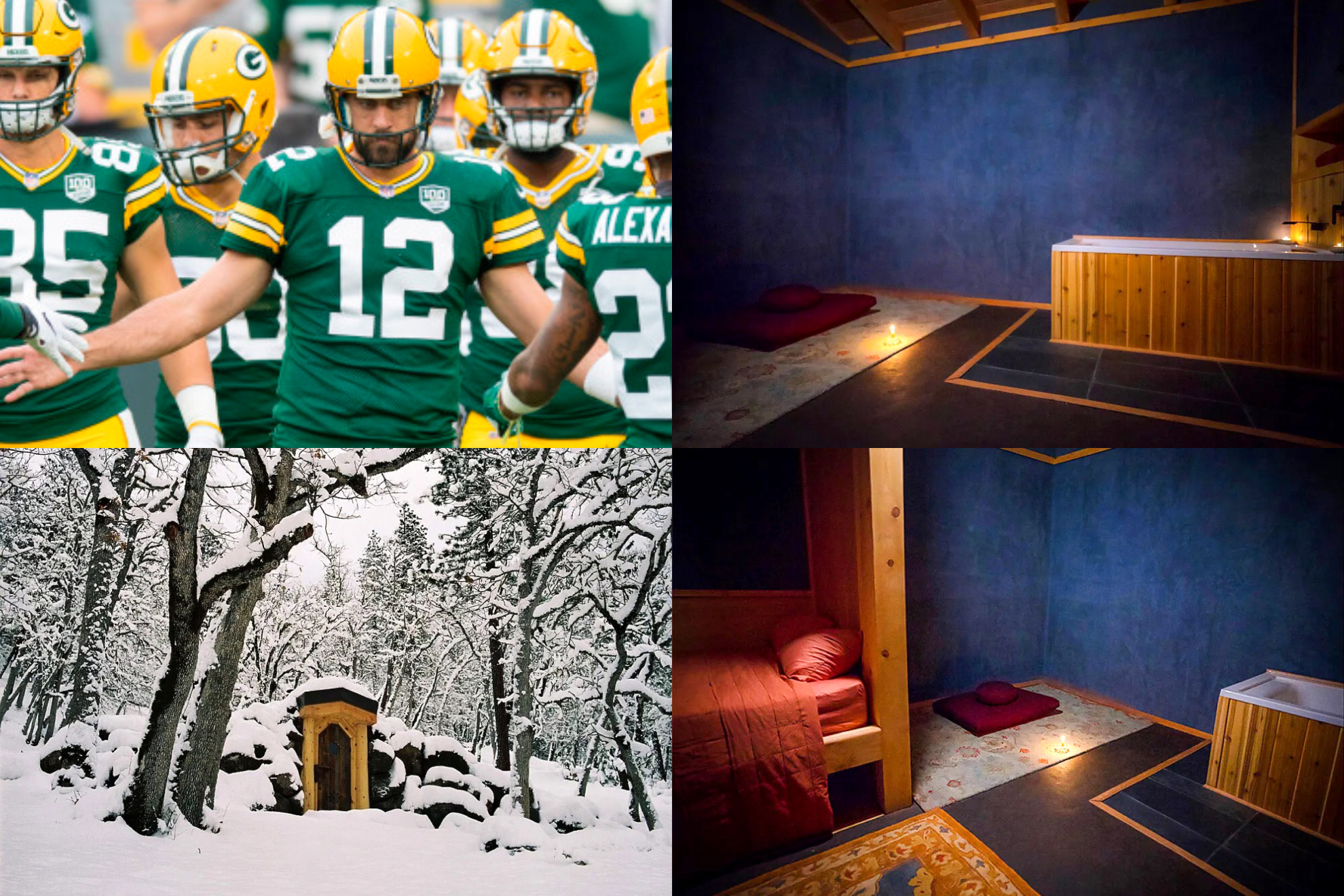 Aaron Rodgers pasa tres días encerrado en una habitación oscura meditando si sigue en la NFL
