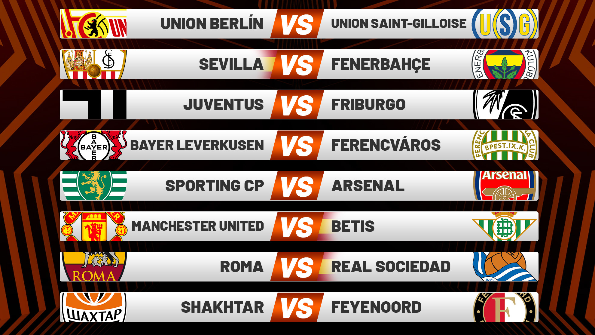 Duro sorteo: Roma-Real Sociedad, Sevilla-Fenerbahce y United-Betis