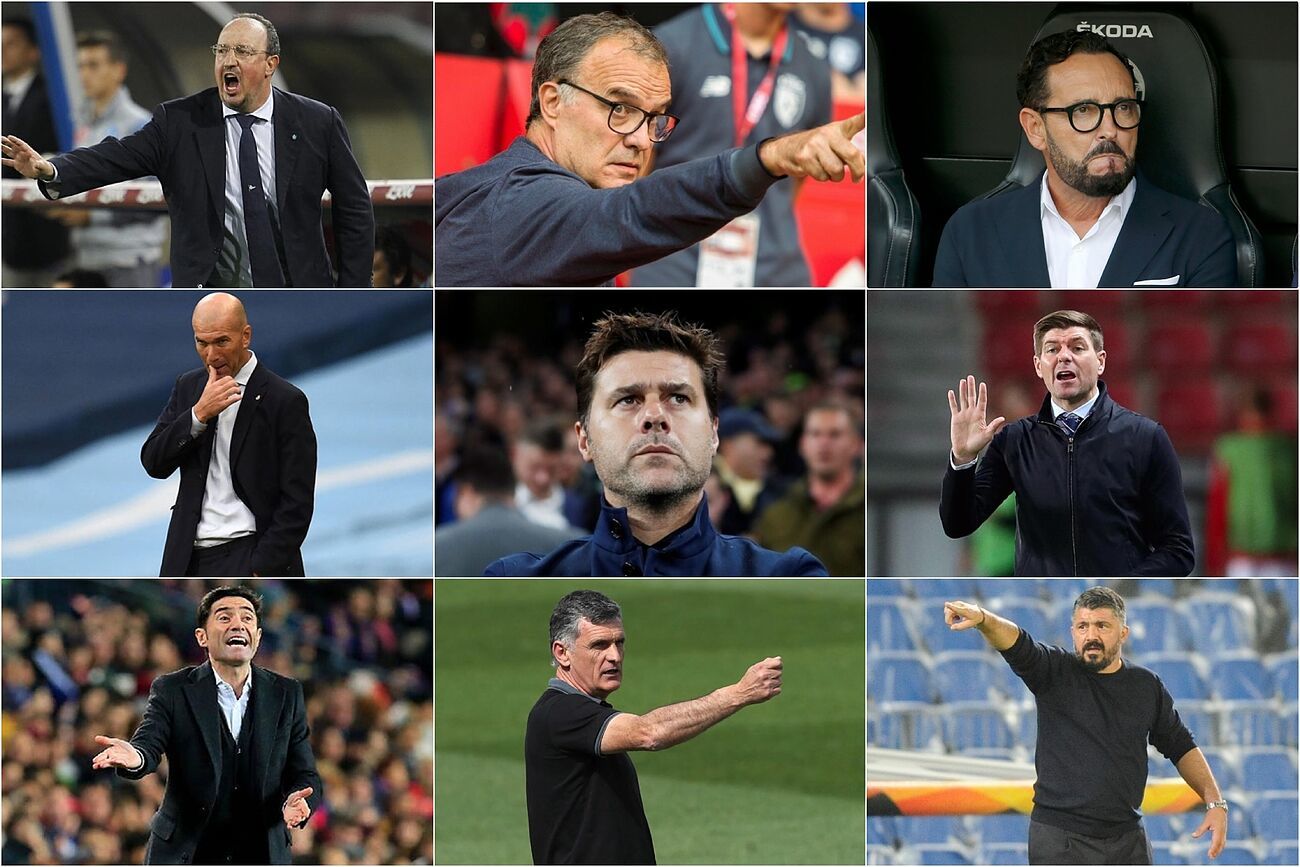 The best out-of-work coaches right now: Zidane, Pochettino, Tuchel, Marcelino...