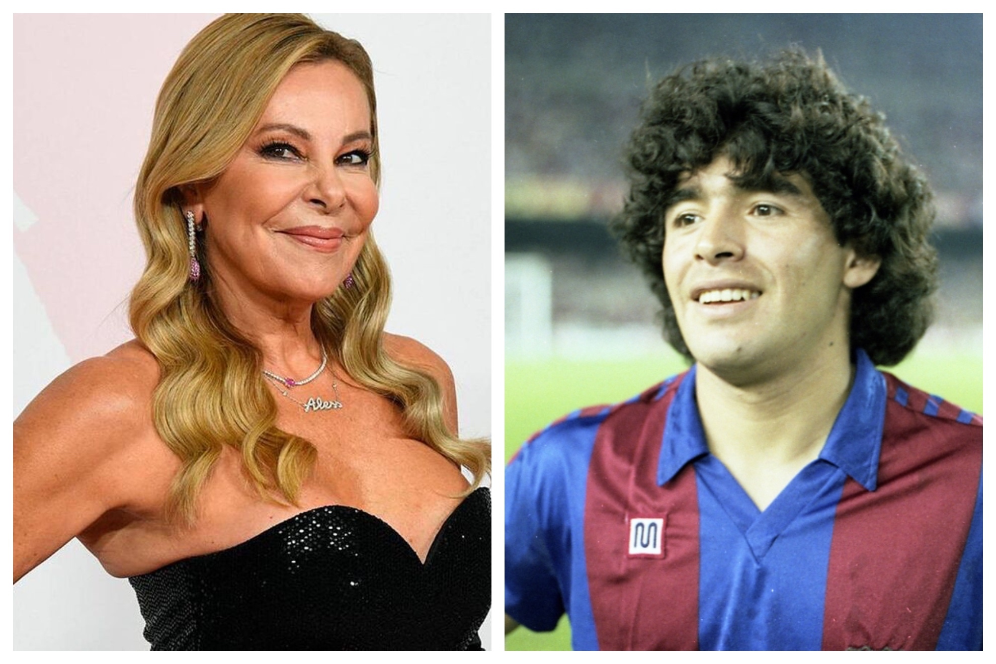 Ana Obregón y Diego Armando Maradona.