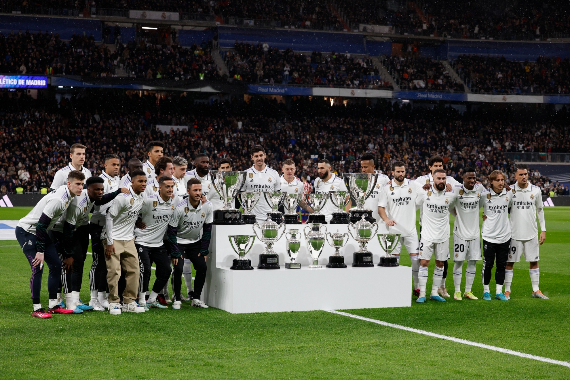 La plantilla del Real Madrid, con todos los trofeos que conquist Amancio/EFE