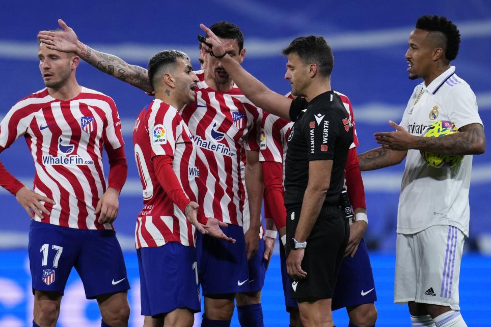 Atletico explodes against Real Madrid after Correa's dismissal: Nothing new at Bernabeu