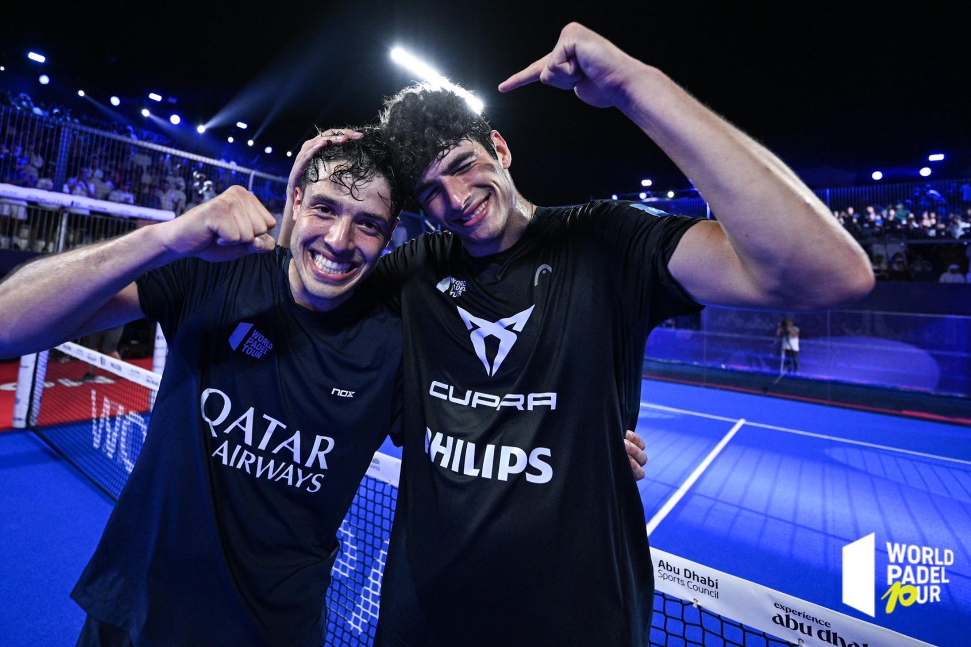 Tapia y Coello se presentan en sociedad tumbando a los 1 en Abu Dhabi