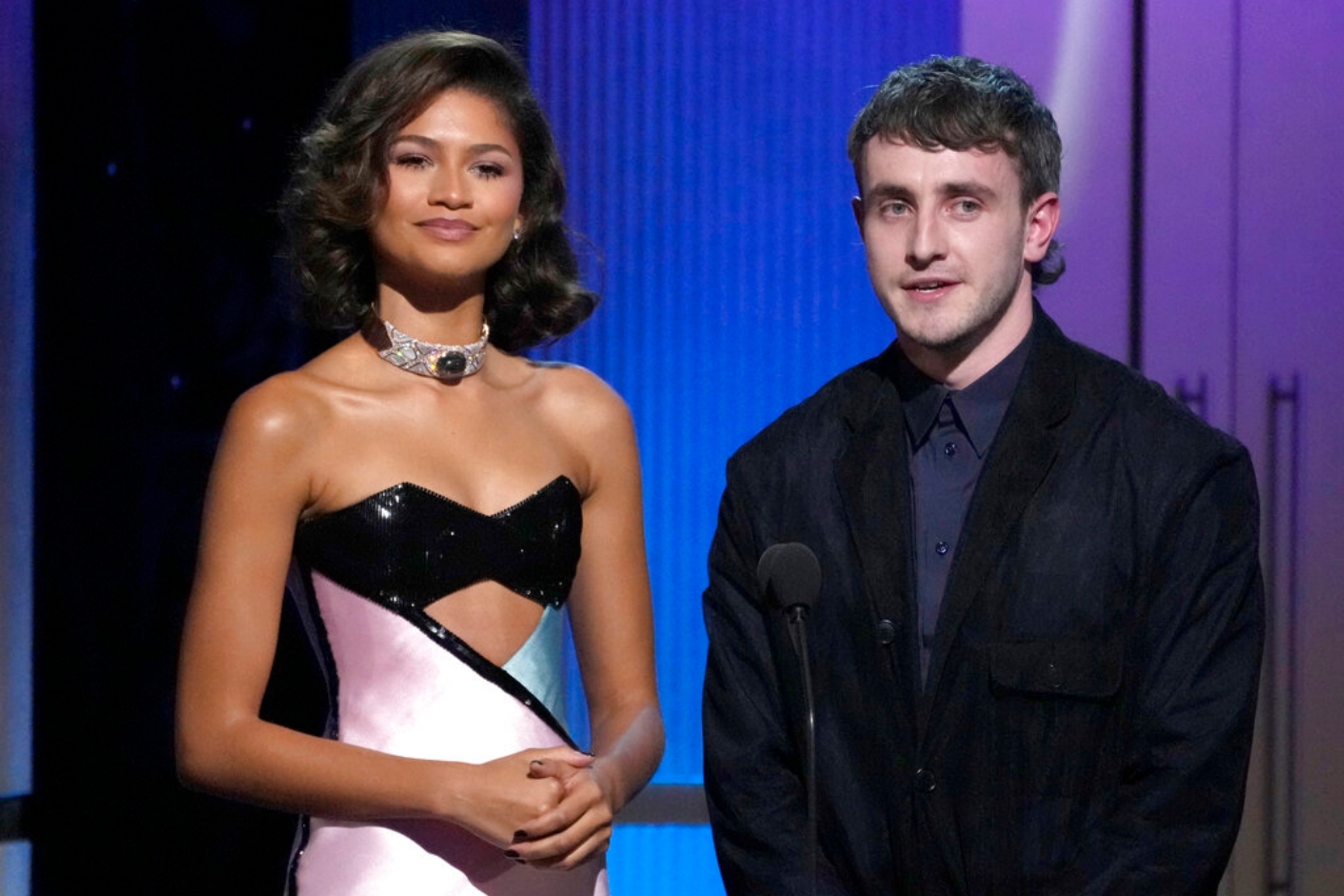 Zendaya makes Paul Mescal nervous at the SAGs and fans did not hesitate to point it out