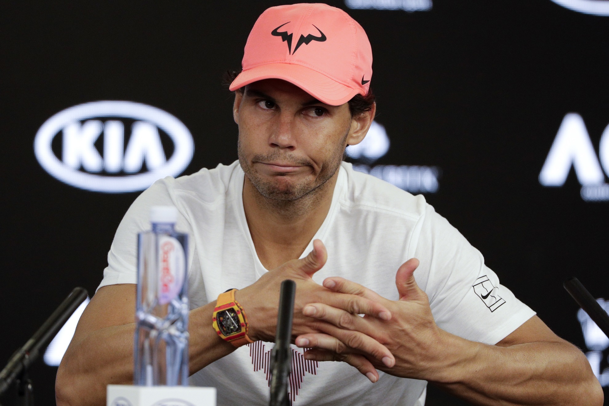 Rafael Nadal Spain press conference Australian Open tennis Indian Wells Out