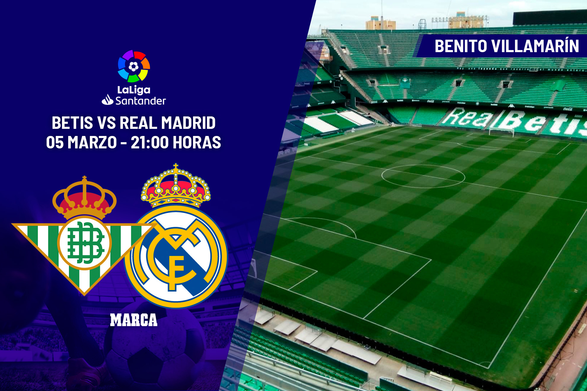 LaLiga Santander: Betis - Real Madrid: horario y ver en TV el partido de la jornada 24 de Primera División Marca