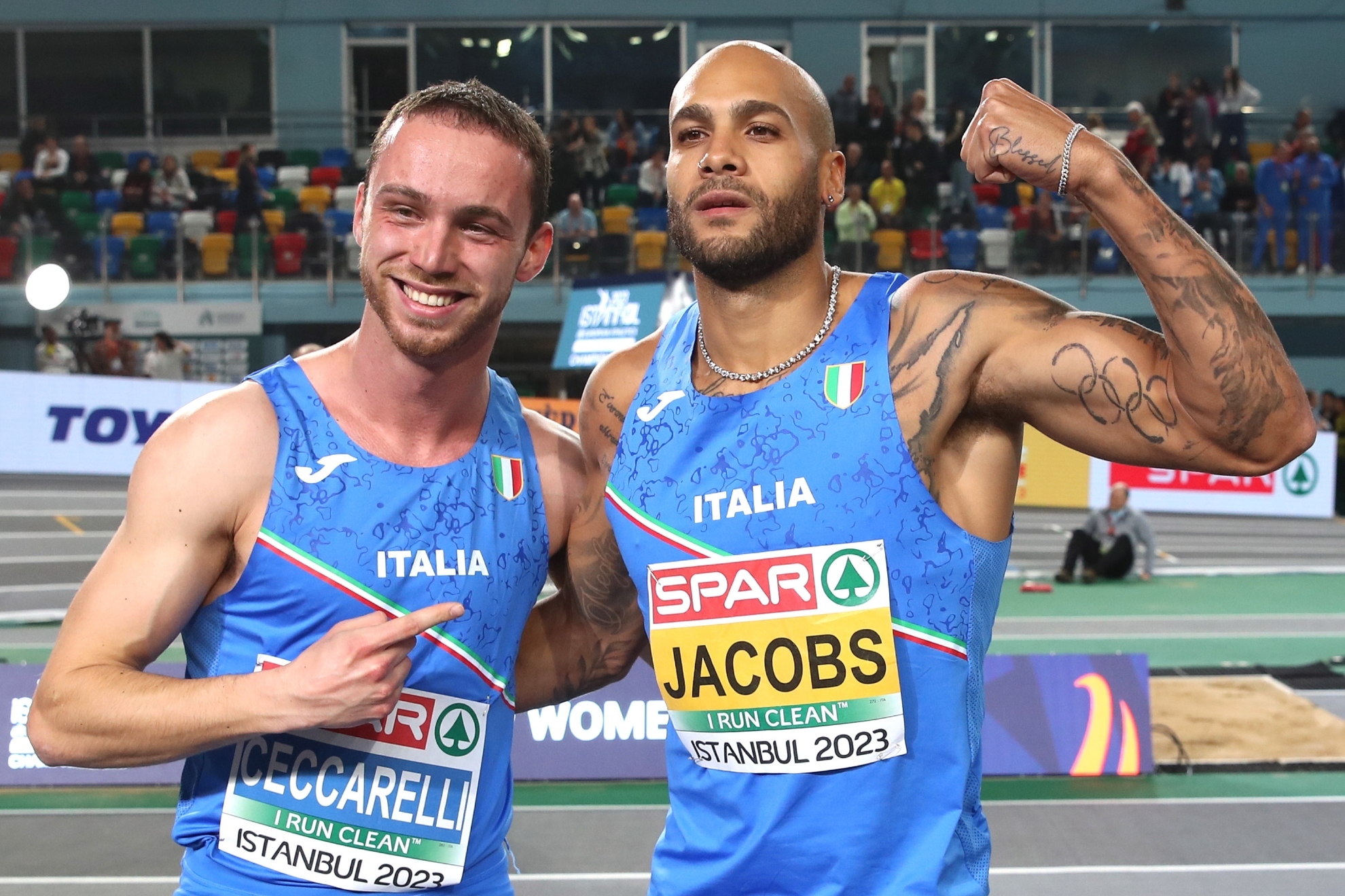 Doblete italiano en los 60 metros con 'sorpasso' incluido: Ceccarelli, oro
