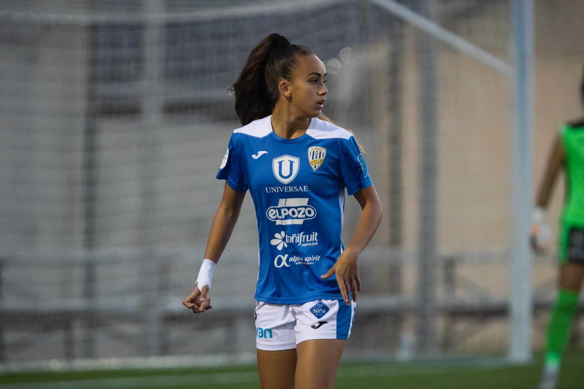 Daniela Arques durante un partido esta temporada / Alhama ElPozo