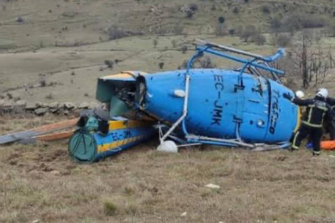El helicóptero Pegasus de la DGT que se estrelló sobrepasaba la tripulación autorizada