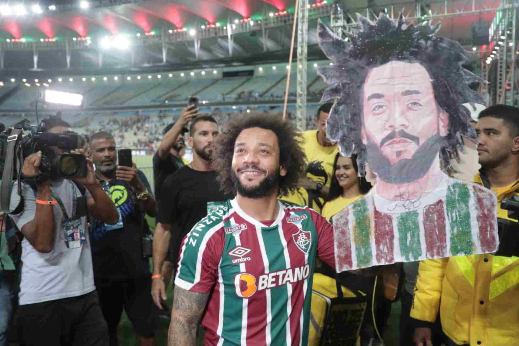 Marcelo, presentado como nuevo jugador del Fluminense.