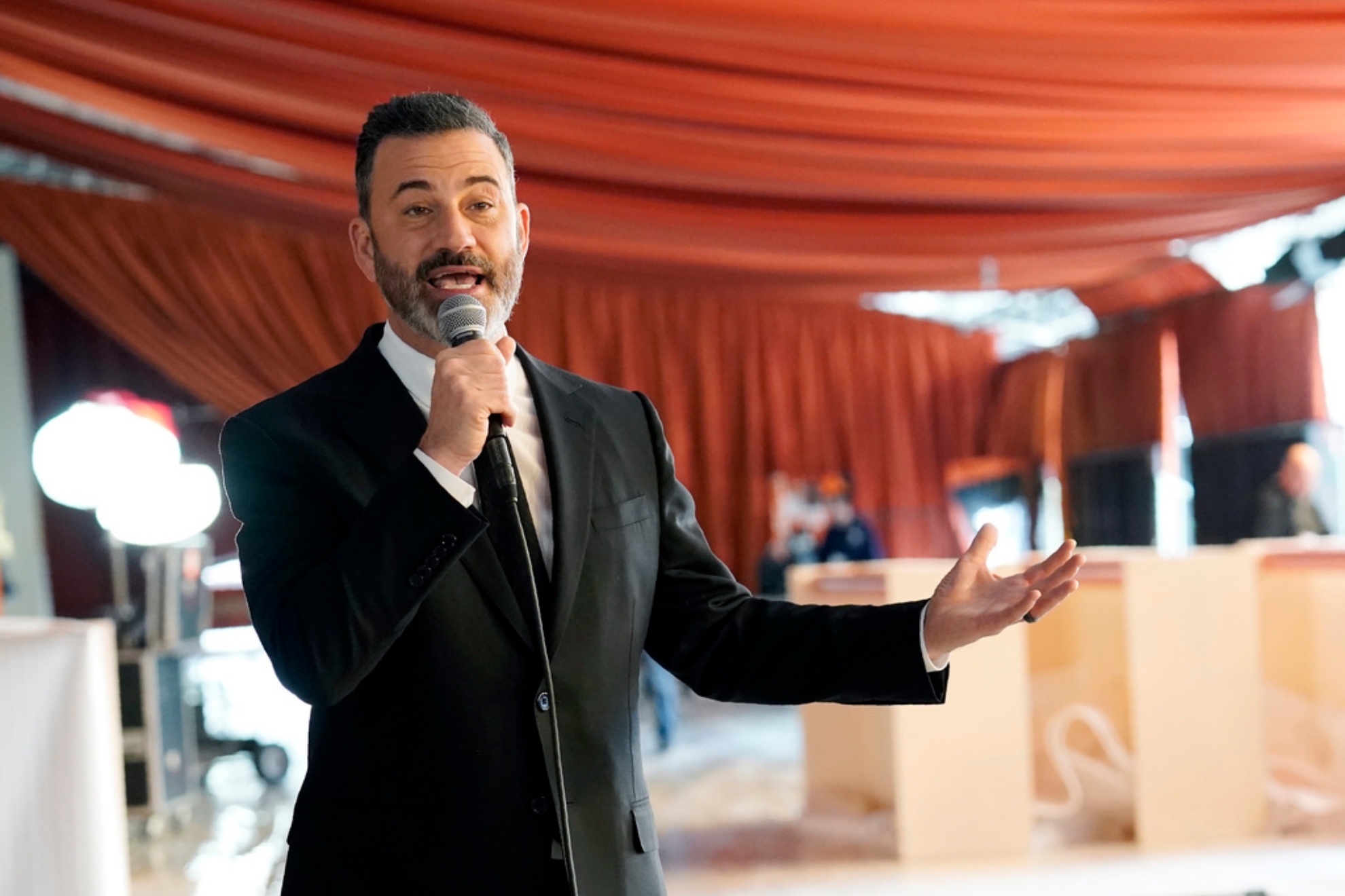 Jimmy Kimmel backs Chris Rock applauding his reaction to the infamous 'Oscars slap'