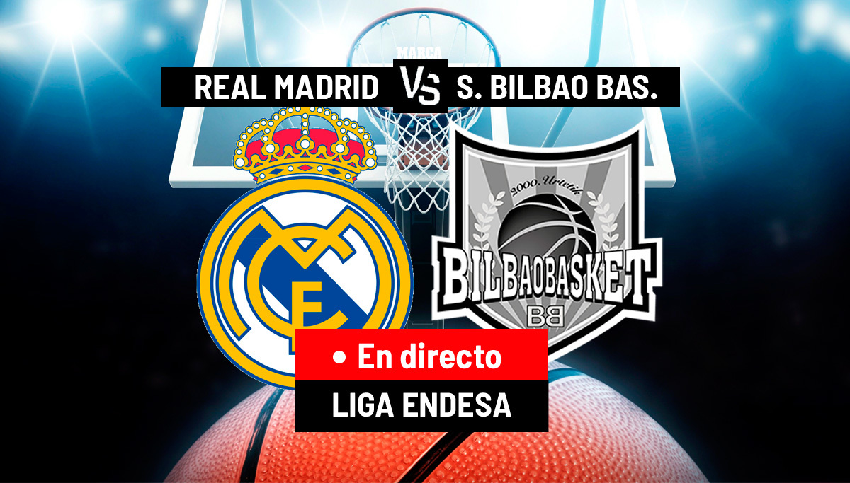 Real Madrid - Bilbao Basket, en directo