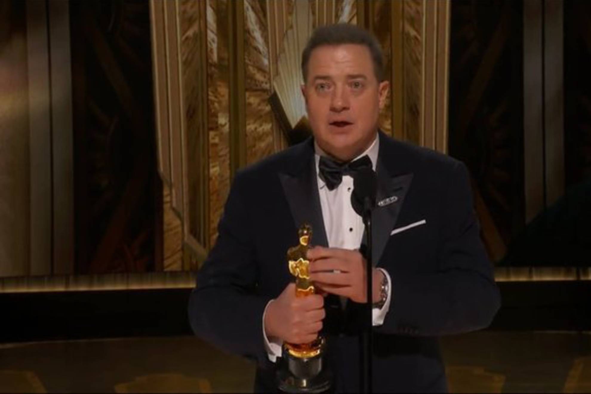 Brendan Frase gana el Oscar a mejor actor