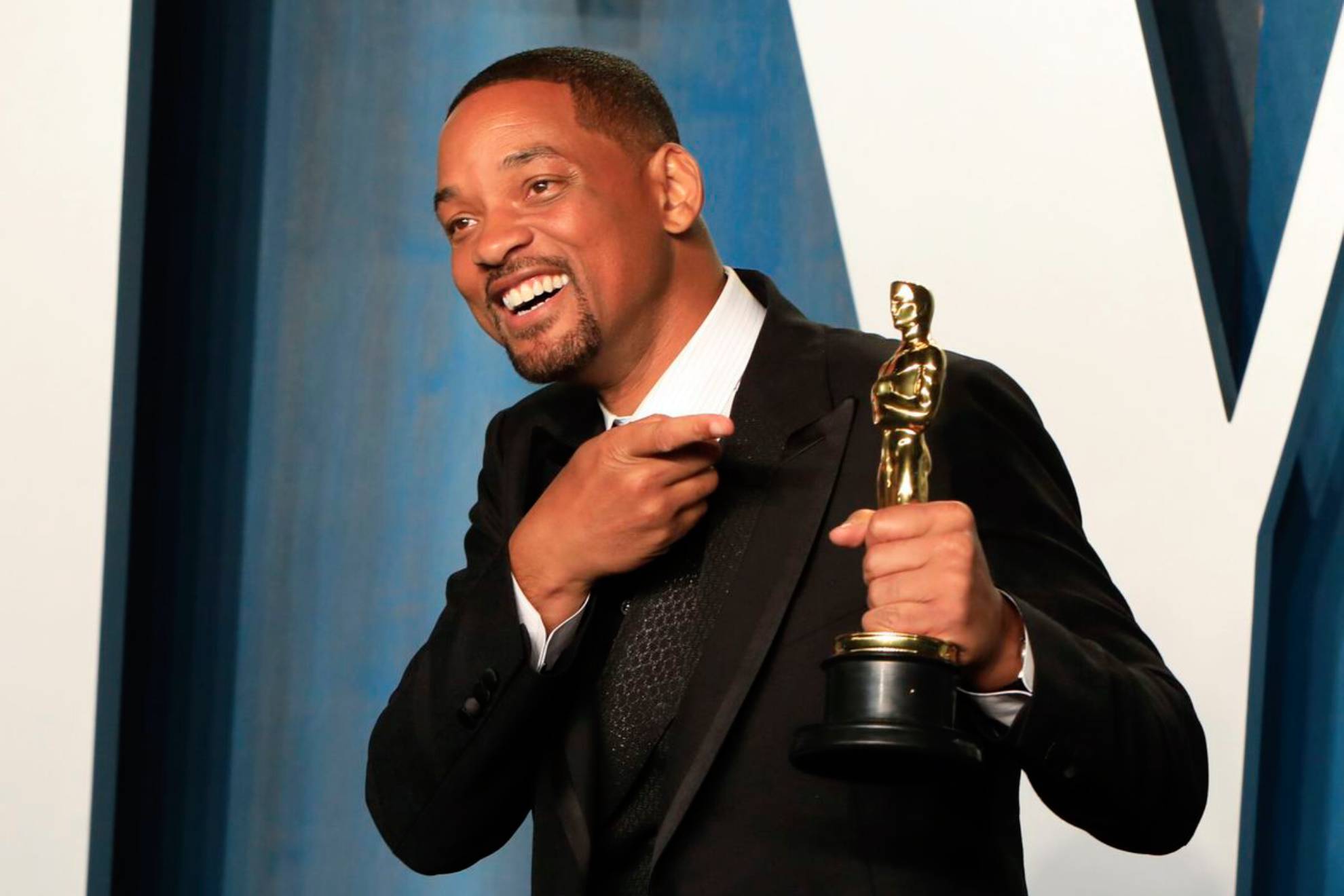 Will Smith with his Oscar