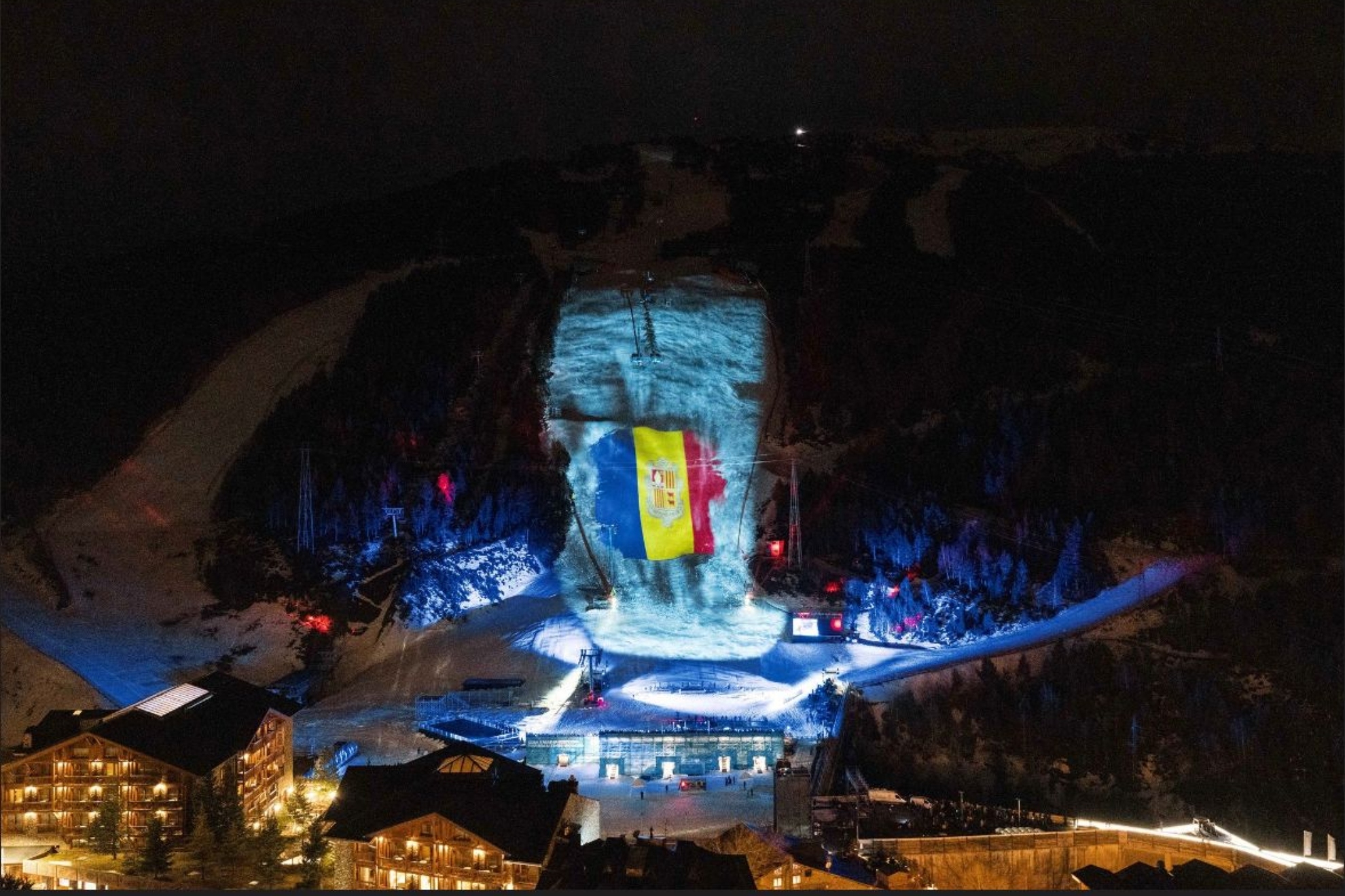 Inauguradas a lo grande las finales de la Copa del Mundo de Esquí Alpino de Andorra 2023.