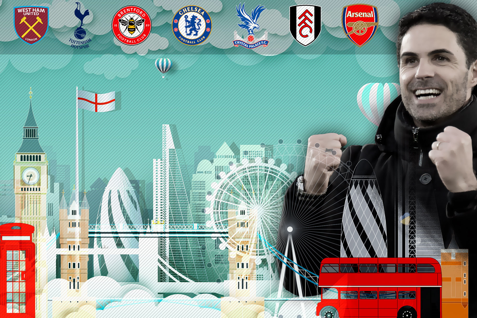 El Arsenal, 'rey' de Londres.