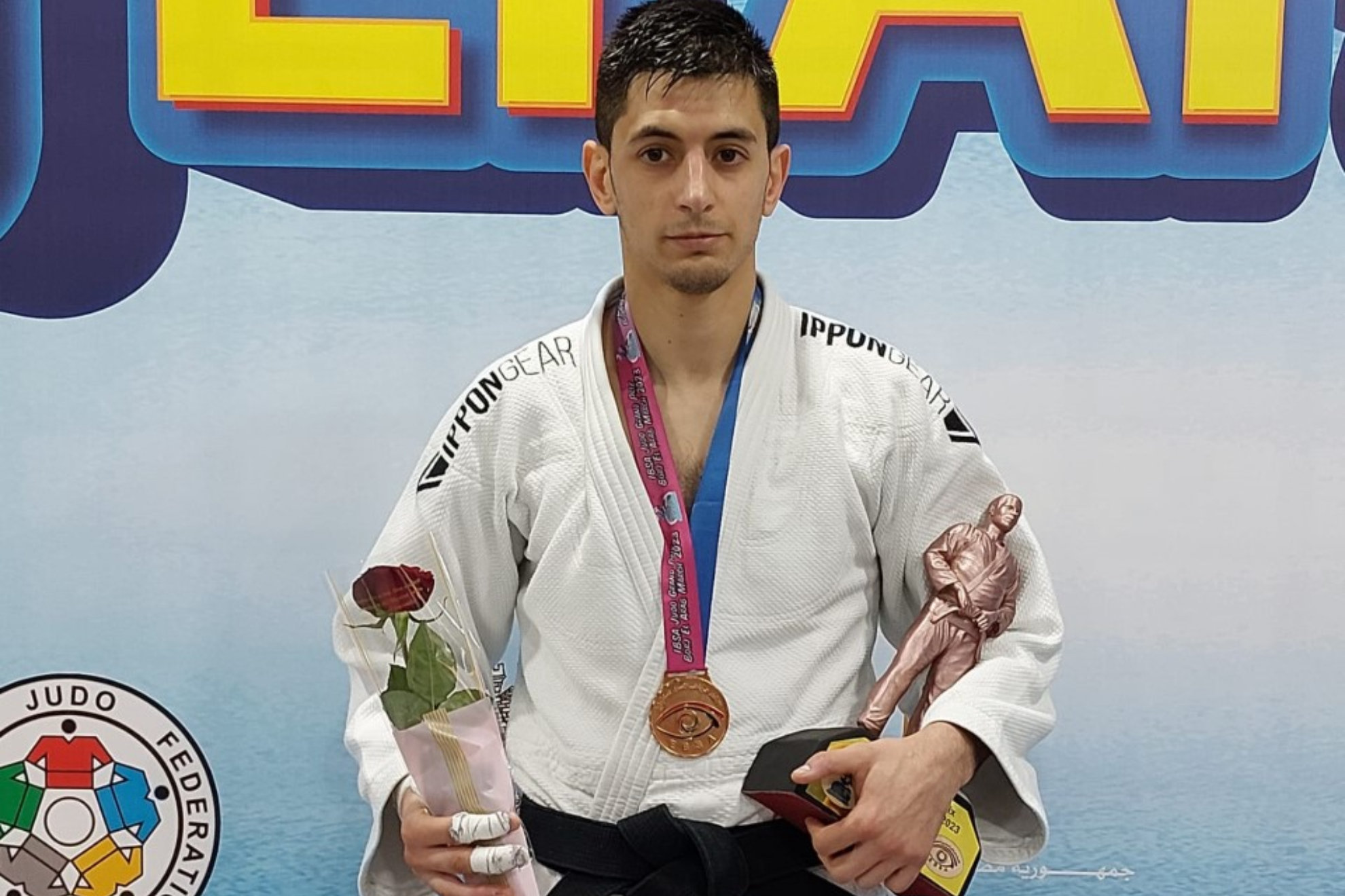 Daniel Gavilán, bronce en el Grand Prix de Egipto de judo.