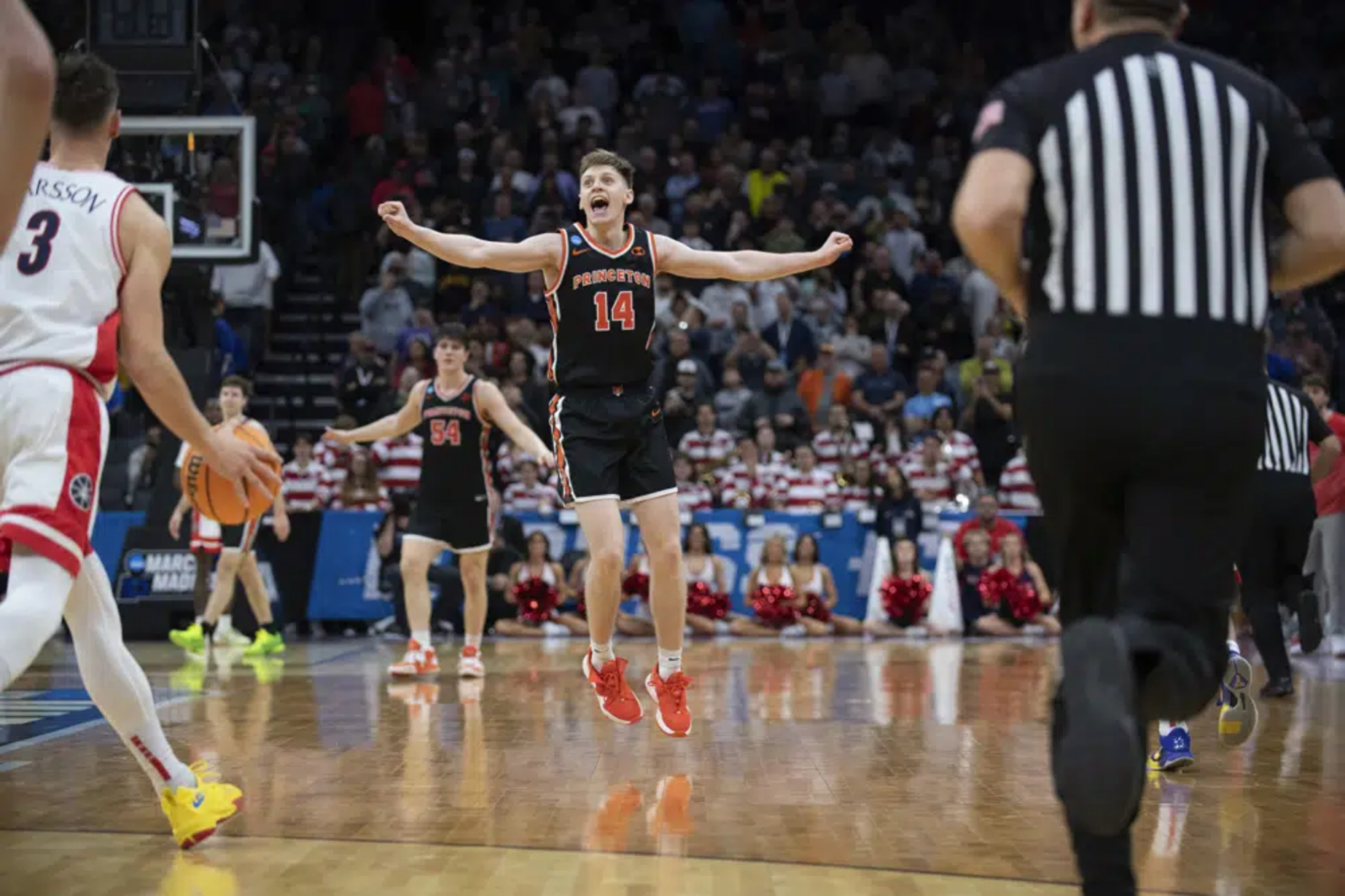 Princeton defeated Arizona in the First Round of March Madness.