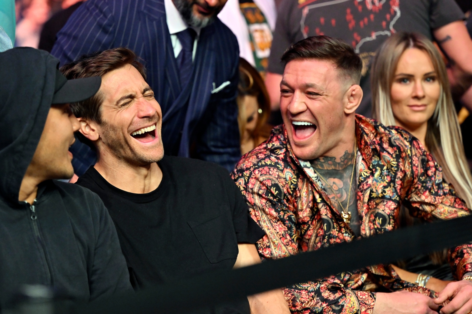 Conor McGregor and Jake Gylenhaal at UFC 285.