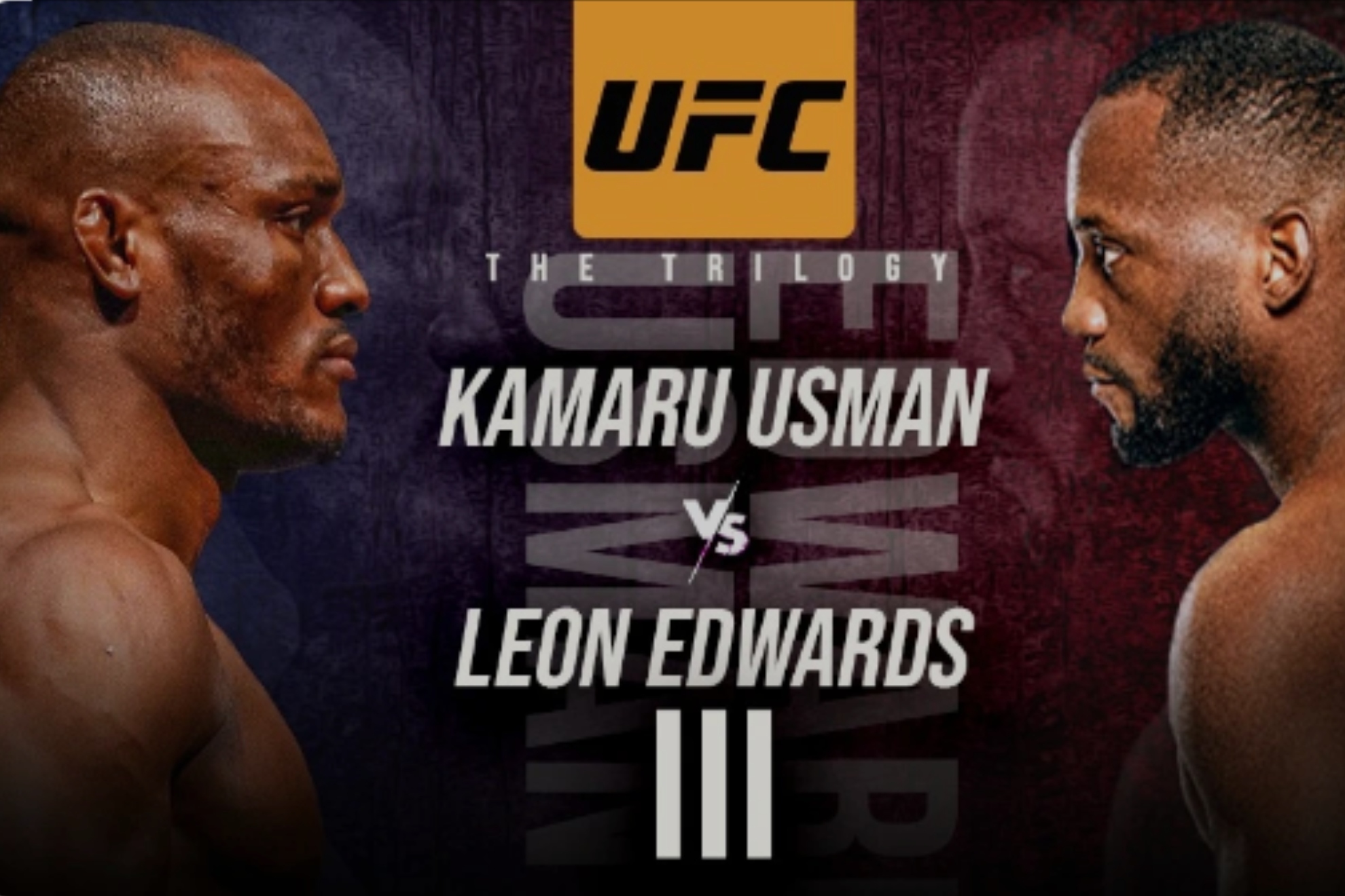 Usman - Edwards 3: horario y dónde ver en TV y online el combate de UFC