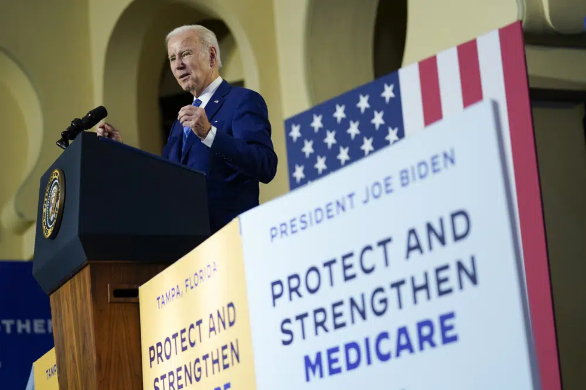 Medicare and Joe Biden.